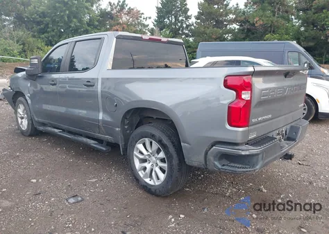 2021 Chevrolet Silverado 2Wd Short Bed Custom из США, поврежденный, VIN 1GCPWBEK6MZ286408